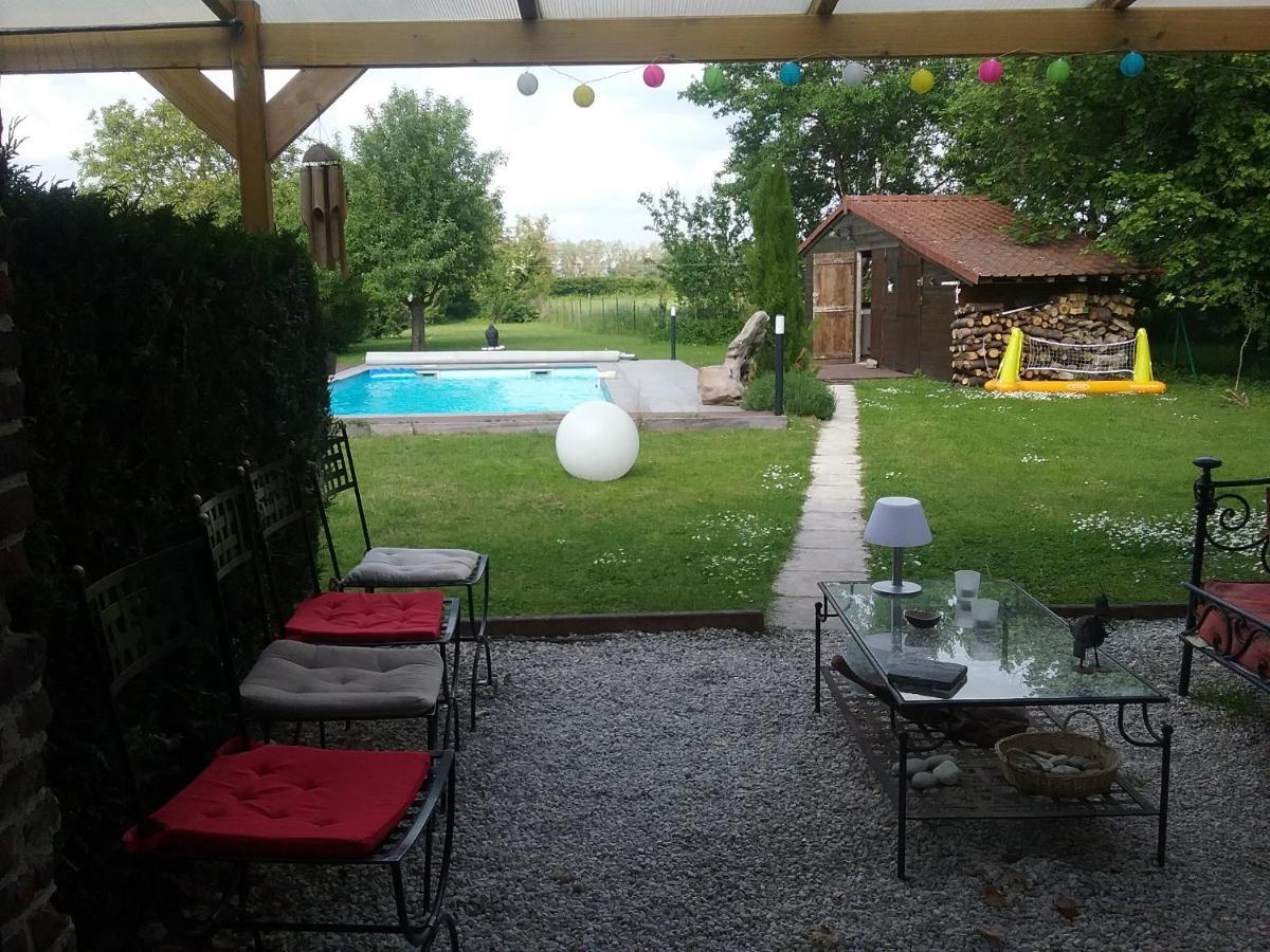 Chambres D Hotes ,Hotel ,Secret D'Une Nuit A Vicq Pres De Onnaing,Avec Piscine Dış mekan fotoğraf